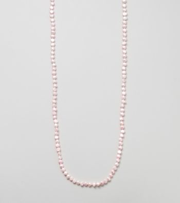 Genuine Freshwater Baroque Pearl Knotted Endless Necklace