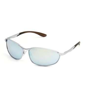 Paradise Collection® Men's Silver Small Oval Sunglasses