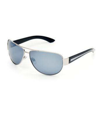 Paradise Collection® Men's Silver Medium Aviator Sunglasses