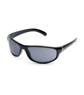 Paradise Collection® Men's Black Medium Wrap Sunglasses
