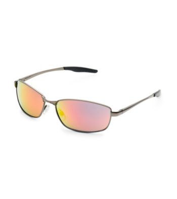 Paradise Collectin® Men's Gunmetal Small Rectangle Sunglasses