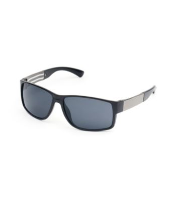 Paradise Collection® Men's Black Medium Wrap Sunglasses