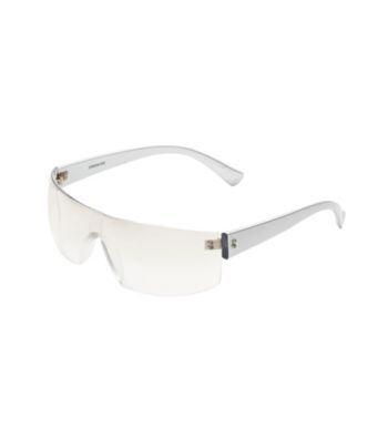 Paradise Collection® Men's Clear Small Shield Sunglasses