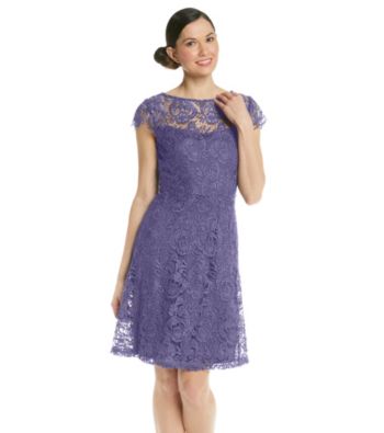 Marina Full Skirt Lace Dress