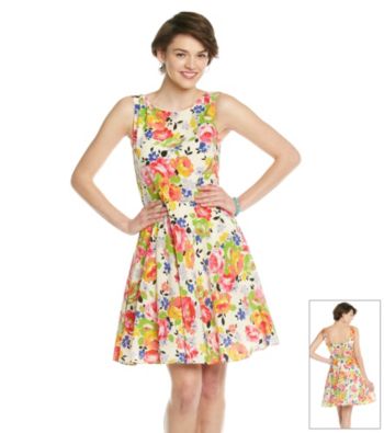 Betsey Johnson® Floral Full Skirt Dress