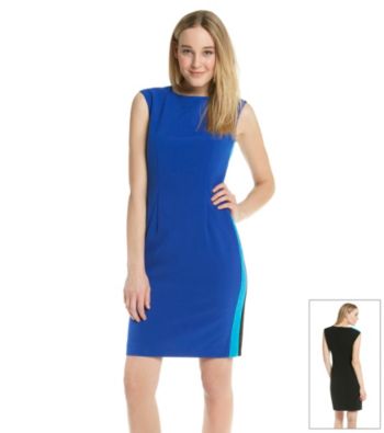 Calvin Klein Contrast Shoulder Dress