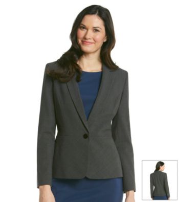 Anne Klein® Single Button Basic Jacket