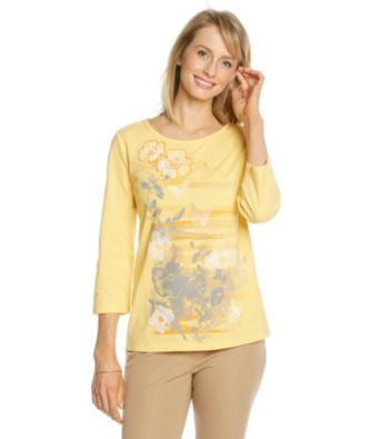 Breckenridge® Petites' Crewneck Embellished Tee