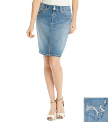 Nine West Vintage America Collection® Denim Sweetheart Skirt