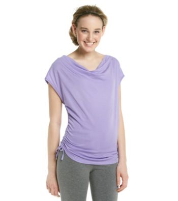 Marc New York Andrew Marc® Performance Drapeneck Cinched Tee