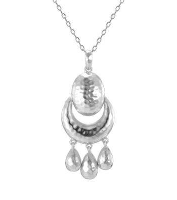 Silver Rhodium Pltd Pendant 18