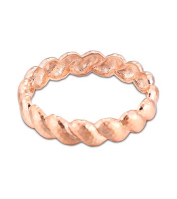 Brass Fine Silver Pltd Rosegold 8 