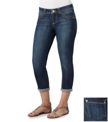 Democracy Roll Cuff Denim Bermuda