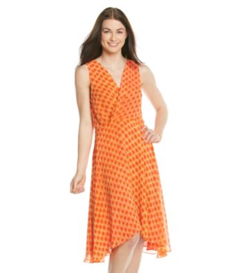 Vince Camuto® Wrap Polka Dot Dress
