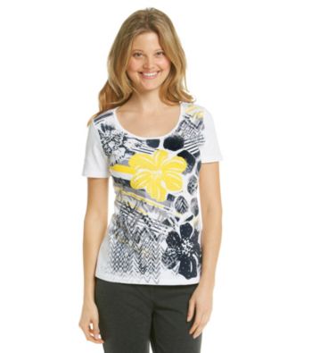 Laura Ashley® Hibiscus Floral Tee