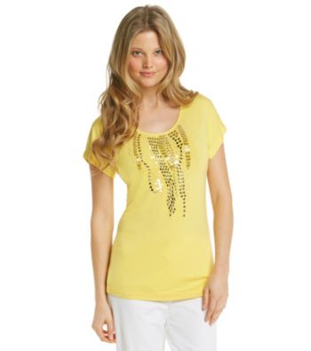 Laura Ashley® Beaded Waterfall Top