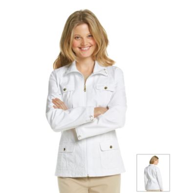 Laura Ashley® White Anorak Jacket