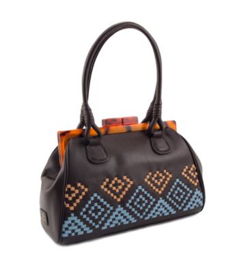 Koret™ Aztec Woven Top Framed Satchel