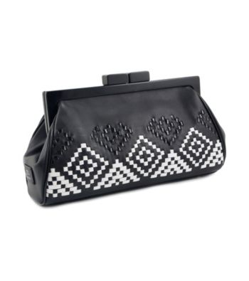 Koret™ Aztec Woven Top Framed Clutch