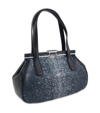 Koret™ Stingray Embossed Leather Snap Double Handle Satchel