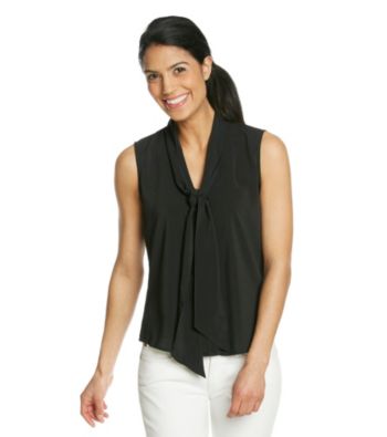 Calvin Klein Petites' Woven With Tie Top
