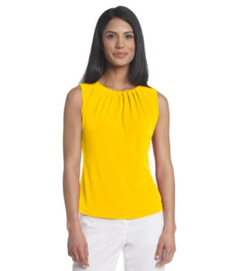 Calvin Klein Petites' Pleatneck Solid Cami