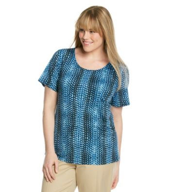 Notations® Plus Size Print Top