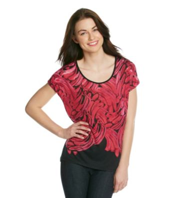 Kensie® Bananas Printed Tee