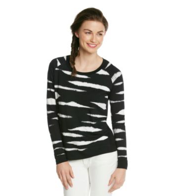 Kensie® French Terry Printed Pullover
