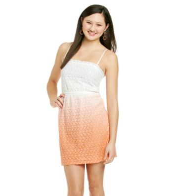 Sequin Hearts® Juniors' Lace Ombre Dress