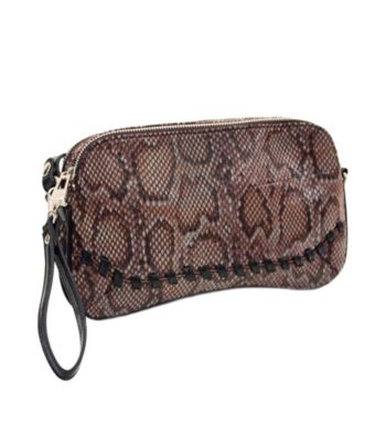 Koret™ 35th & Madison Python Power Print Clutch