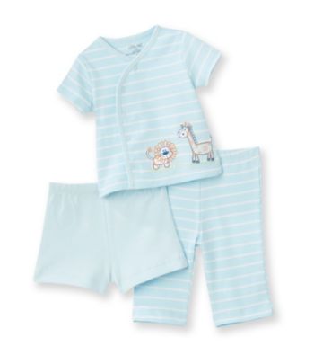 Little Me® Baby Boys' Blue 3-pc. Safari Friends Pants Set