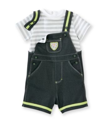 Little Me® Baby Boys' Grey Safari Shorts Set