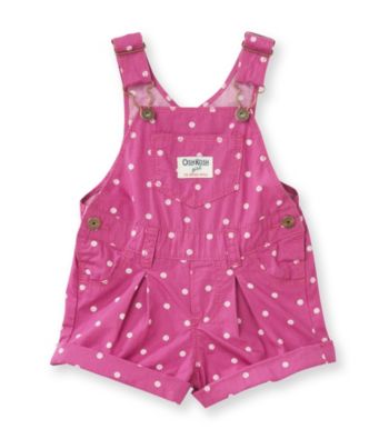 OshKosh B'Gosh® Baby Girls' Purple Dot Shortall