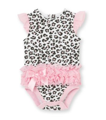 Vitamins Baby® Baby Girls' Pink Leopard Print Bodysuit