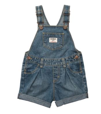OshKosh B'Gosh® Baby Girls' Denim Woven Shortall