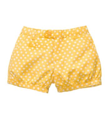 OshKosh B'Gosh® Baby Girls' Yellow Polka-Dot Woven Shorts