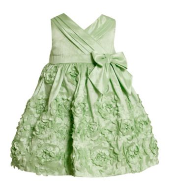 Bonnie Jean® Baby Girls' Mint Green Floral Dress