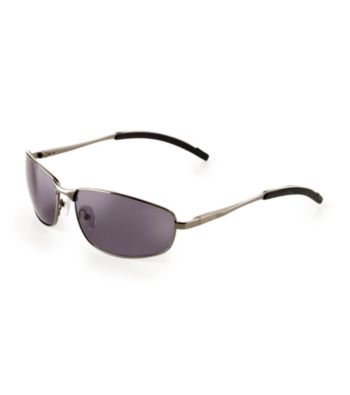 Kenneth Cole REACTION® Men's Gunmetal Wrap Sunglasses