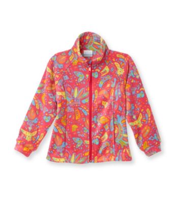 Columbia Girls' 2T-16 Bright Rose Feather Fleece