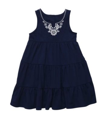Carter's® Girls' 2T-6X Navy Tiered Dress