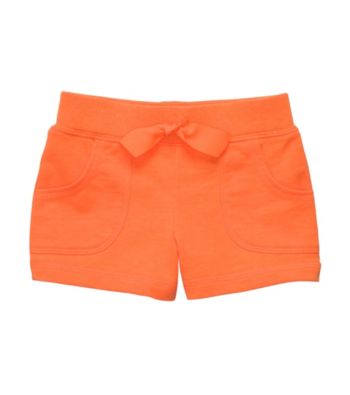 Carter's® Girls' 2T-6X Neon Orange French Terry Shorts