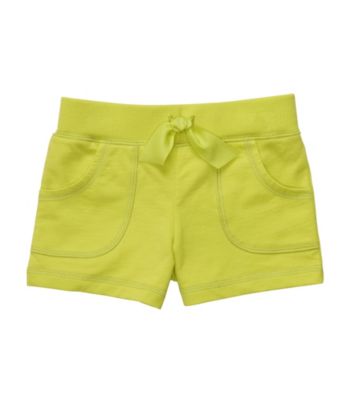 Carter's® Girls' 2T-6X Lime Green French Terry Shorts