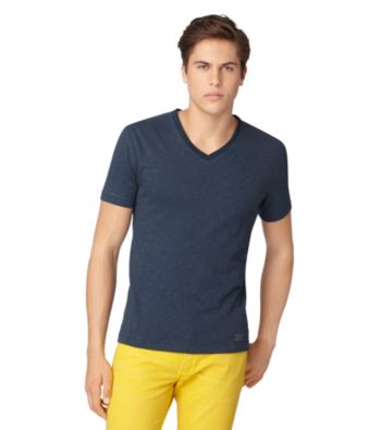 Calvin Klein Jeans® Men's Slub V-Neck Tee
