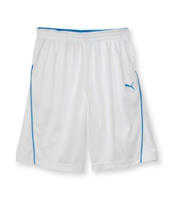 PUMA® Boys' 8-20 White Performance Shorts