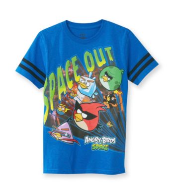 Angry Birds™ Boys' 8-20 Royal Short Sleeve Galaxy Tee