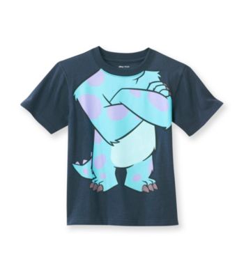 Disney® Boys' 2T-7 Navy Short Sleeve Sully Body Tee