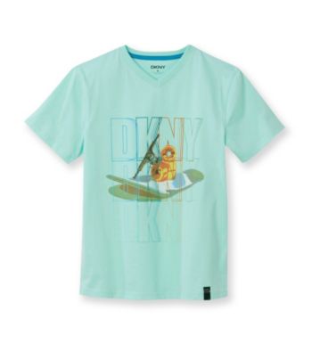DKNY® Boys' 8-20 Green Short Sleeve Skateboard Tee