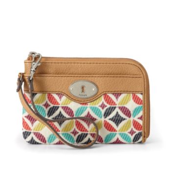 Fossil® Multi Maddox Signature Wristlet