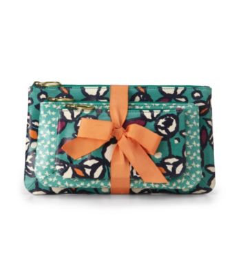 Fossil® Rose Key-Per Triple Pouch